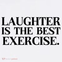 Laughter Is The Best Exercise Laughter Is The Best Medicine Funny Saying Garment-Dyed Sweatshirt thumb 2