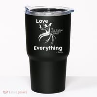 Love Is The Bridge Between You And Everything. Rumi Quote Tumbler thumb 0