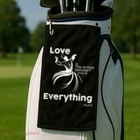 Love Is The Bridge Between You And Everything. Rumi Quote Golf Towel thumb 2