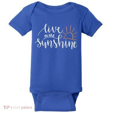 Live In The Sunshine Baby Bodysuit
