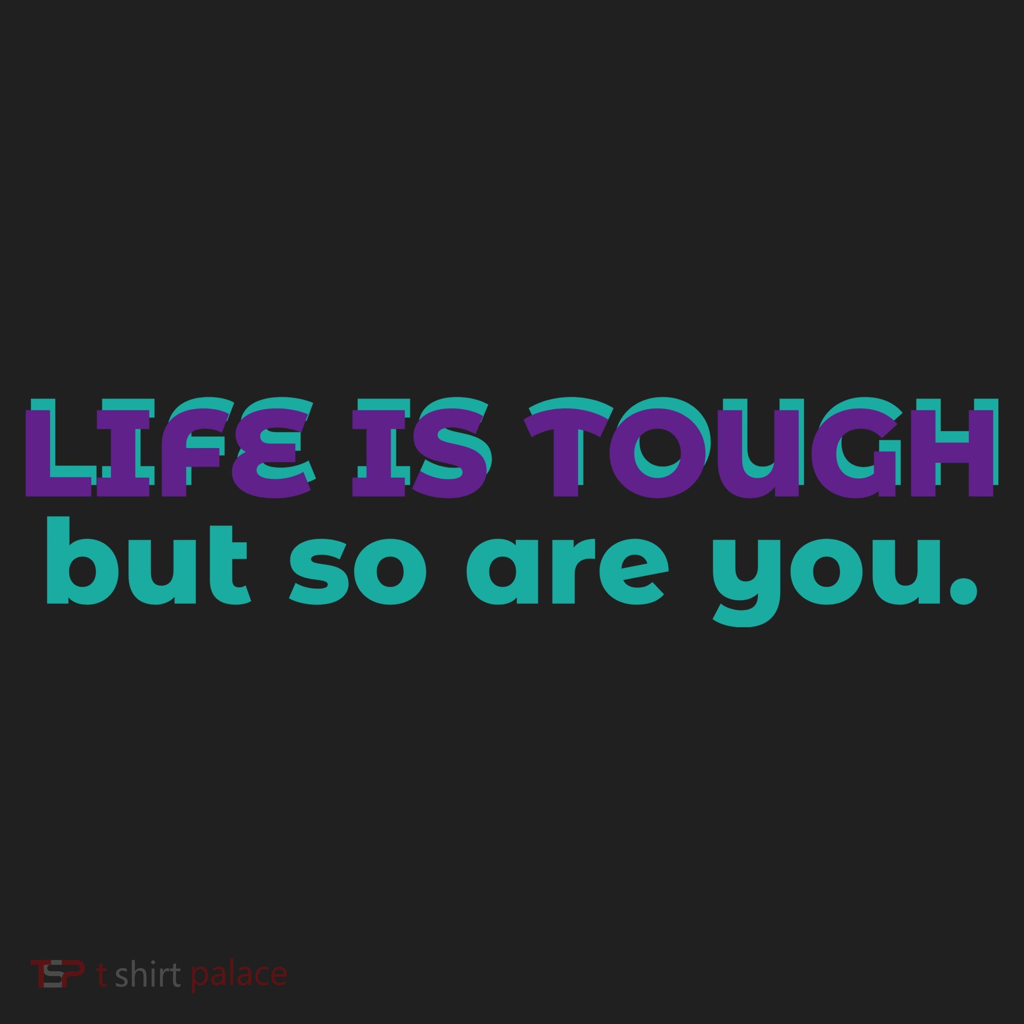 Life Is Tough But So Are You Golf Towel
