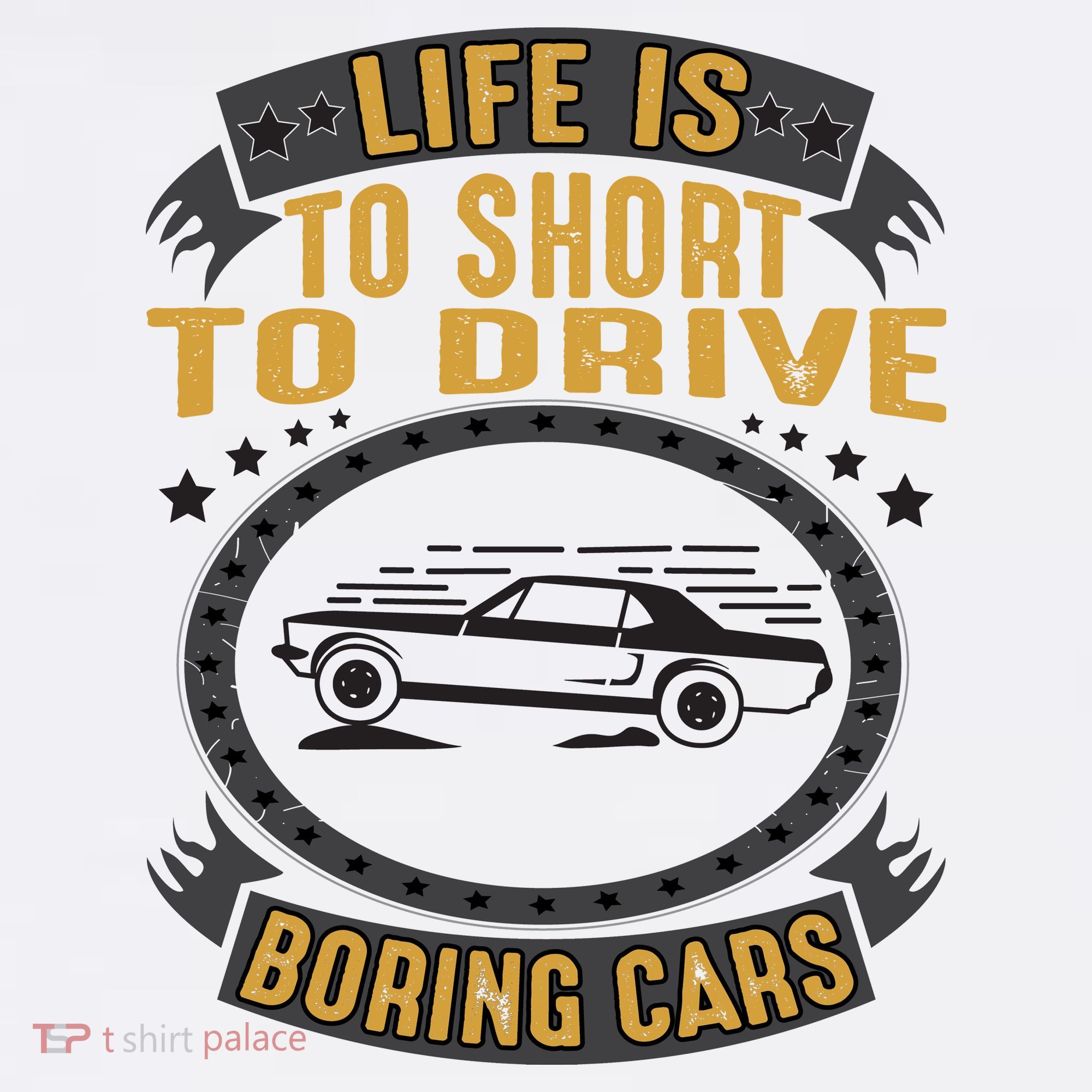 Life Is Too Short To Drive Boring Cars Funny Car Quote Women's Tank Top