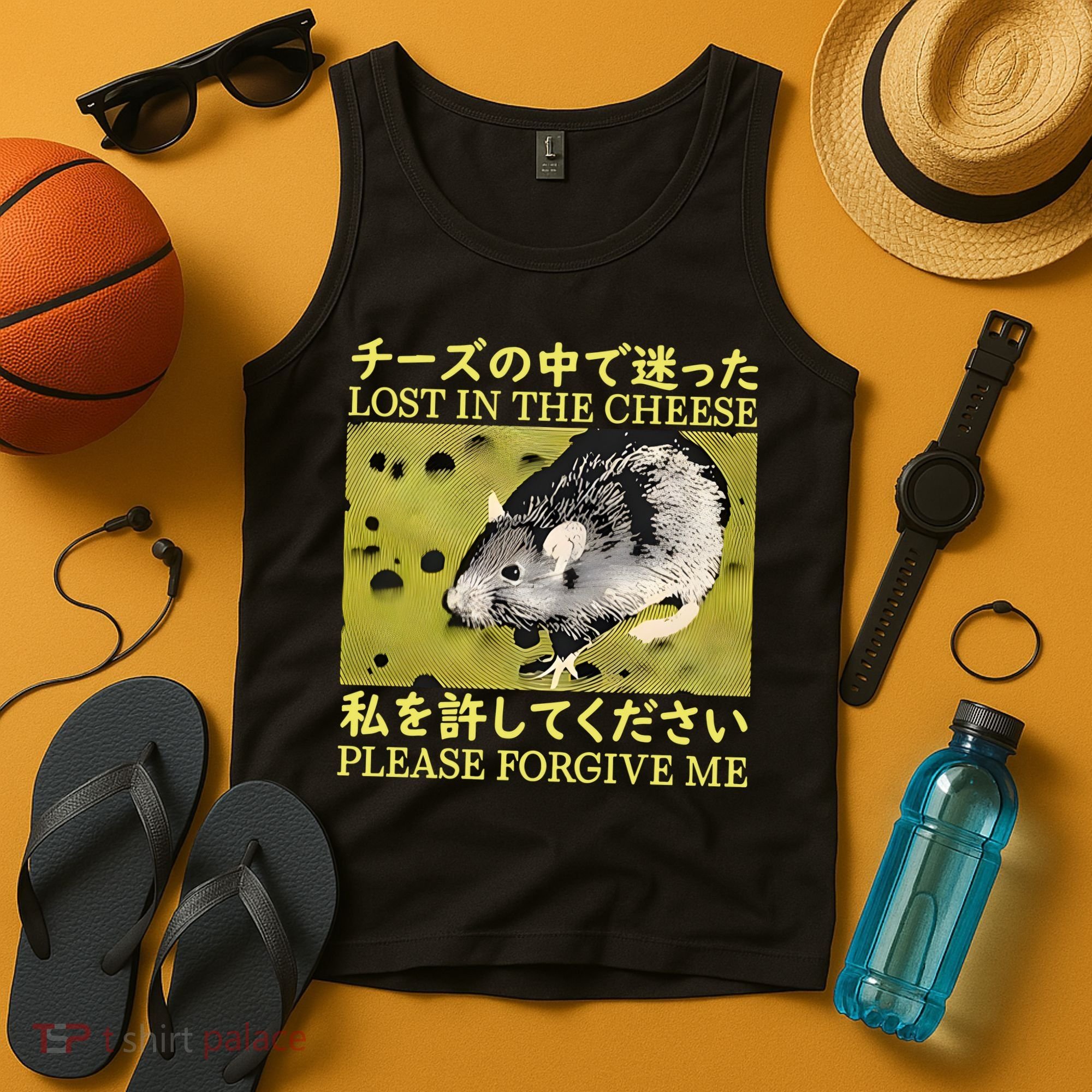 Lost In The Cheese Please Forgive Me Tank Top