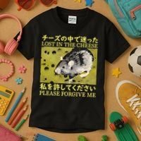 Lost In The Cheese Please Forgive Me Kids T-Shirt thumb 3