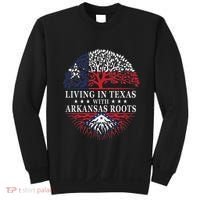 Living In Texas With Arkansas Roots Sweatshirt thumb 0