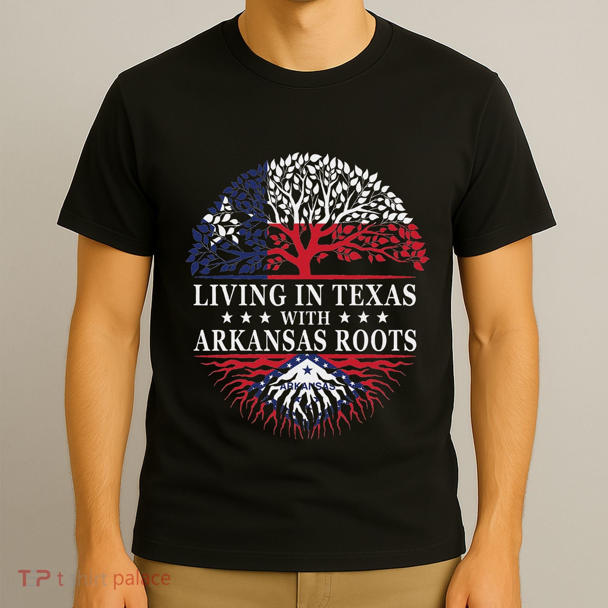 Living In Texas With Arkansas Roots T-Shirt