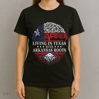 Living In Texas With Arkansas Roots T-Shirt thumb 4