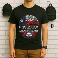 Living In Texas With Arkansas Roots T-Shirt thumb 6