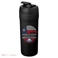 Living In Texas With Arkansas Roots 24oz Duet Stainless Steel Tumbler thumb 3