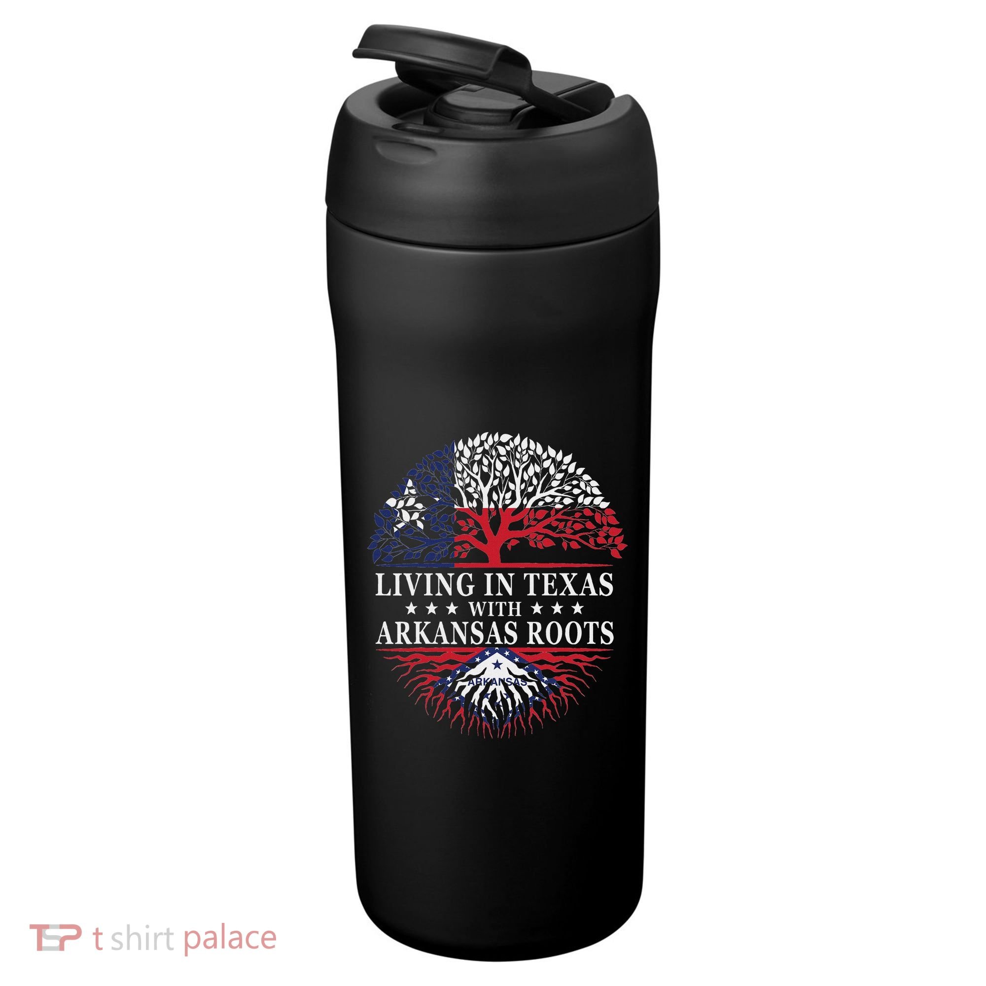 Living In Texas With Arkansas Roots 24oz Duet Stainless Steel Tumbler