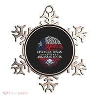 Living In Texas With Arkansas Roots Ornament thumb 0