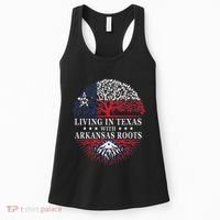 Living In Texas With Arkansas Roots Women's Tank Top thumb 0