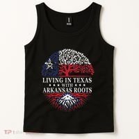 Living In Texas With Arkansas Roots Tank Top thumb 2
