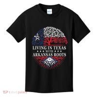 Living In Texas With Arkansas Roots Kids T-Shirt thumb 0