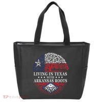 Living In Texas With Arkansas Roots Tote Bag thumb 0