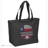 Living In Texas With Arkansas Roots Tote Bag thumb 2