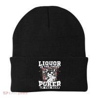 Liquor In The Front Poker In The Rear Awesome Racing Beanie thumb 0