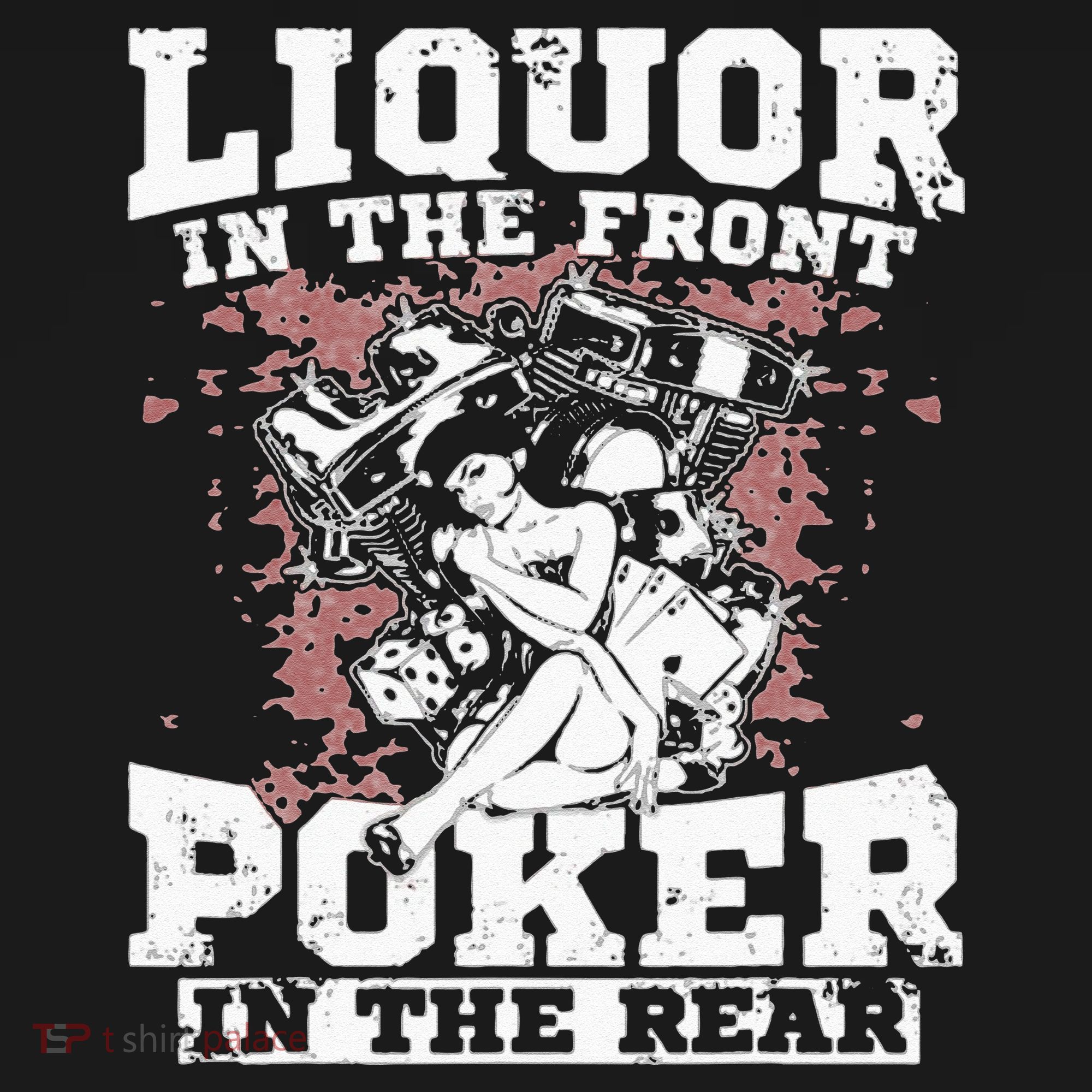 Liquor In The Front Poker In The Rear Awesome Racing Ornament