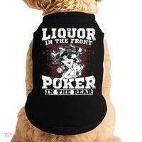 Liquor In The Front Poker In The Rear Awesome Doggie Tank thumb 0