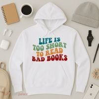 Life Is Too Short To Read Bad Books Hoodie thumb 3