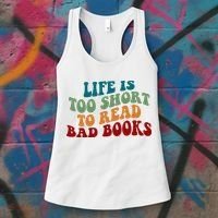 Life Is Too Short To Read Bad Books Women's Tank Top thumb 3