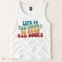 Life Is Too Short To Read Bad Books Tank Top thumb 2