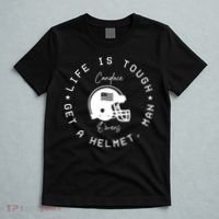 Life Is Tough Get A Helmet T-Shirt thumb 5