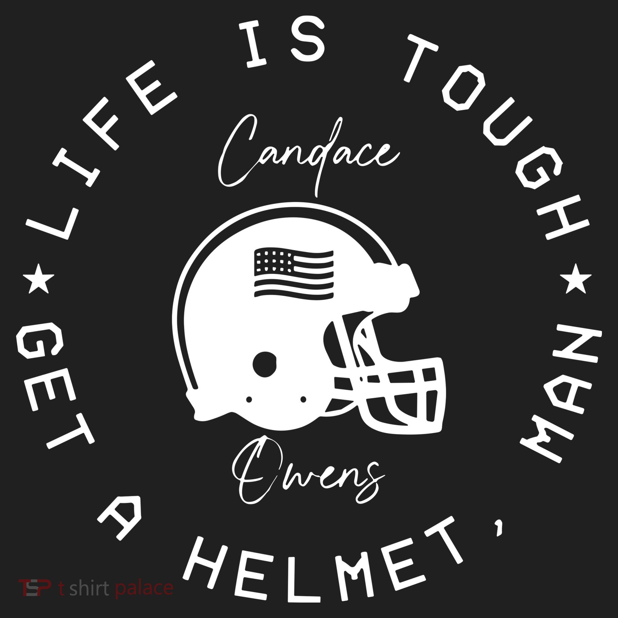 Life Is Tough Get A Helmet Tumbler