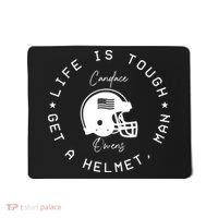 Life Is Tough Get A Helmet Mousepad thumb 0