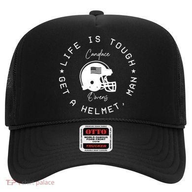 Life Is Tough Get A Helmet Hat