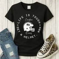 Life Is Tough Get A Helmet Women's T-Shirt thumb 3