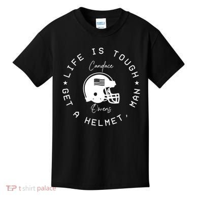 Life Is Tough Get A Helmet Kids T-Shirt