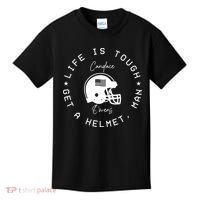 Life Is Tough Get A Helmet Kids T-Shirt thumb 0