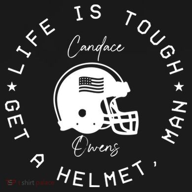 Life Is Tough Get A Helmet Kids Tie-Dye T-Shirt