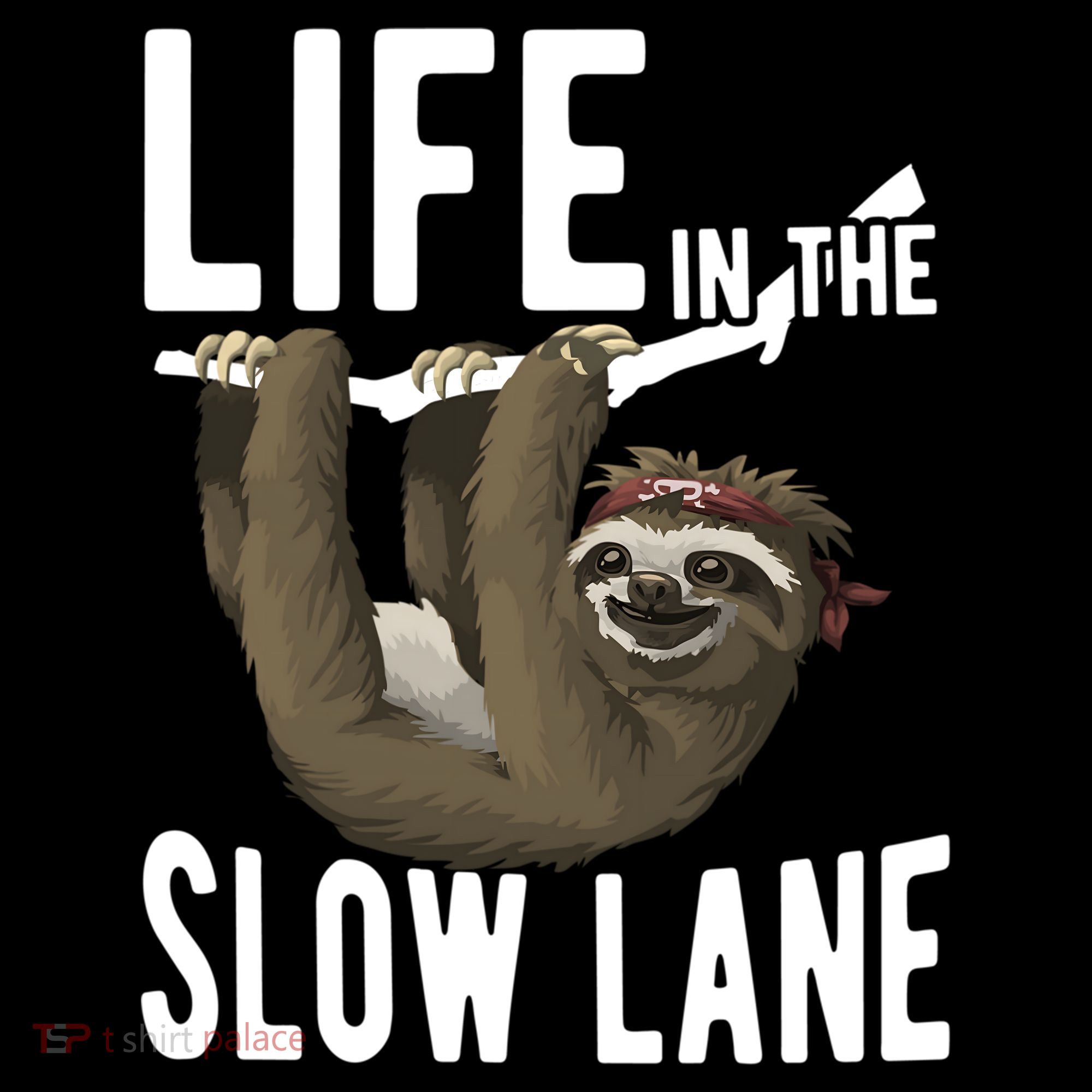 Life In The Slow Lane Funny Sloth Lover Meaningful Gift Coffee Mug