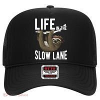 Life In The Slow Lane Funny Sloth Lover Meaningful Gift Hat thumb 0
