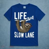 Life In The Slow Lane Funny Sloth Lover Meaningful Gift T-Shirt thumb 5