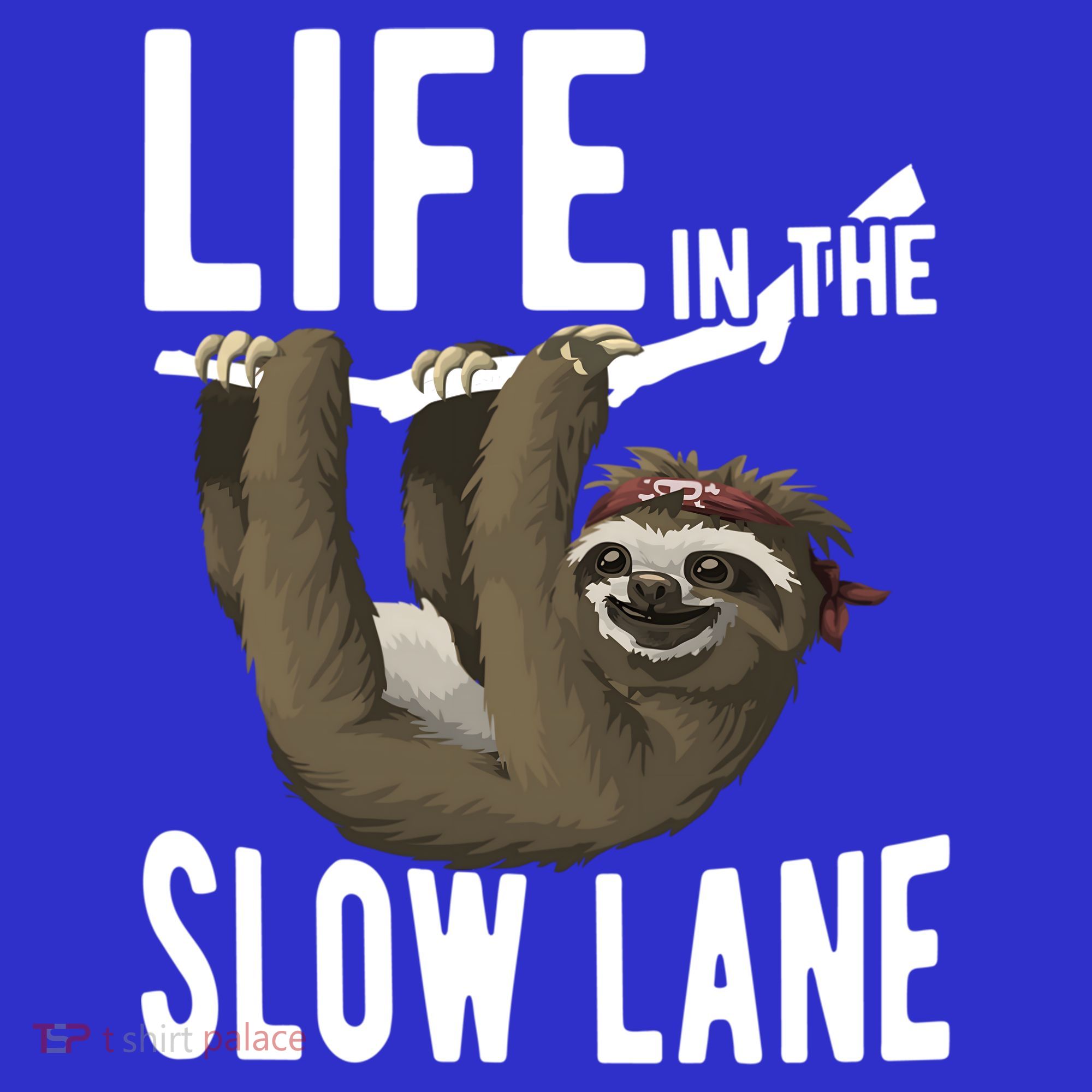 Life In The Slow Lane Funny Sloth Lover Meaningful Gift Women's Tank Top