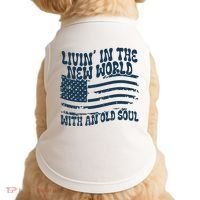 Living In The New World With An Old Soul Doggie Tank thumb 0