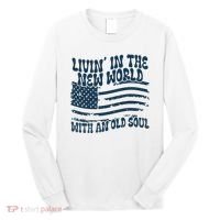 Living In The New World With An Old Soul Long Sleeve Shirt thumb 0