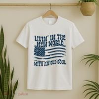 Living In The New World With An Old Soul T-Shirt thumb 2