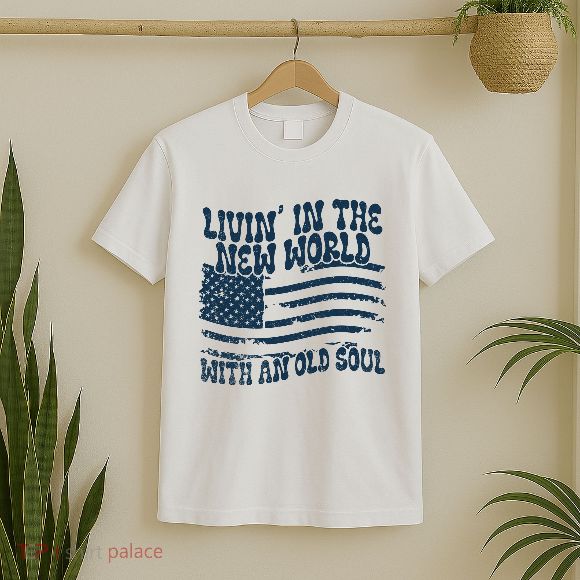 Living In The New World With An Old Soul T-Shirt