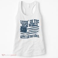 Living In The New World With An Old Soul Women's Tank Top thumb 0
