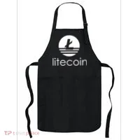 Litecoin Logo Apron thumb 0