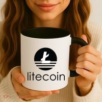 Litecoin Logo Coffee Mug thumb 3