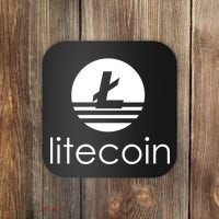 Litecoin Logo Coaster thumb 0