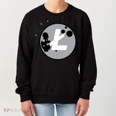 Litecoin Moon Cryptocurrency Women's Sweatshirt