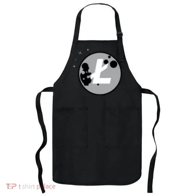 Litecoin Moon Cryptocurrency Apron
