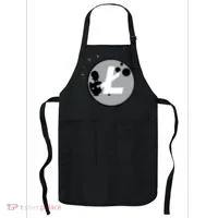 Litecoin Moon Cryptocurrency Apron thumb 0