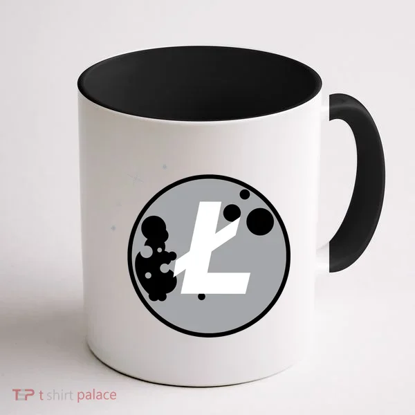 Litecoin Moon Cryptocurrency Coffee Mug